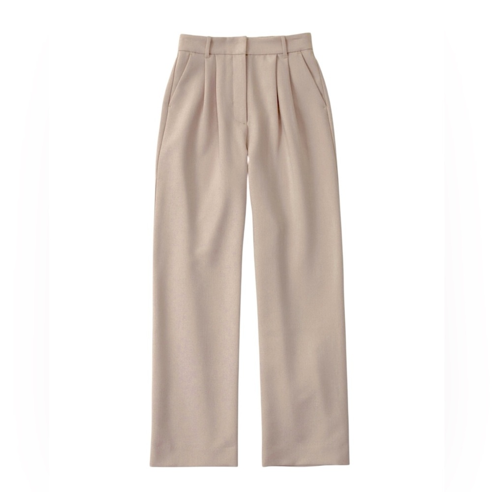 A&F Sloane Tailored Wide Length Pants